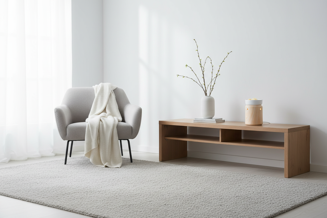 Electric Birchwood Illumination Wax Warmer - Living Room