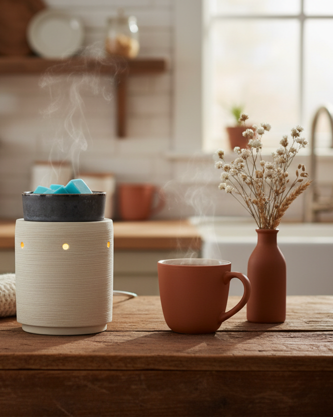 Electric Iron and Clay Illumination Warmer - Kitchen
