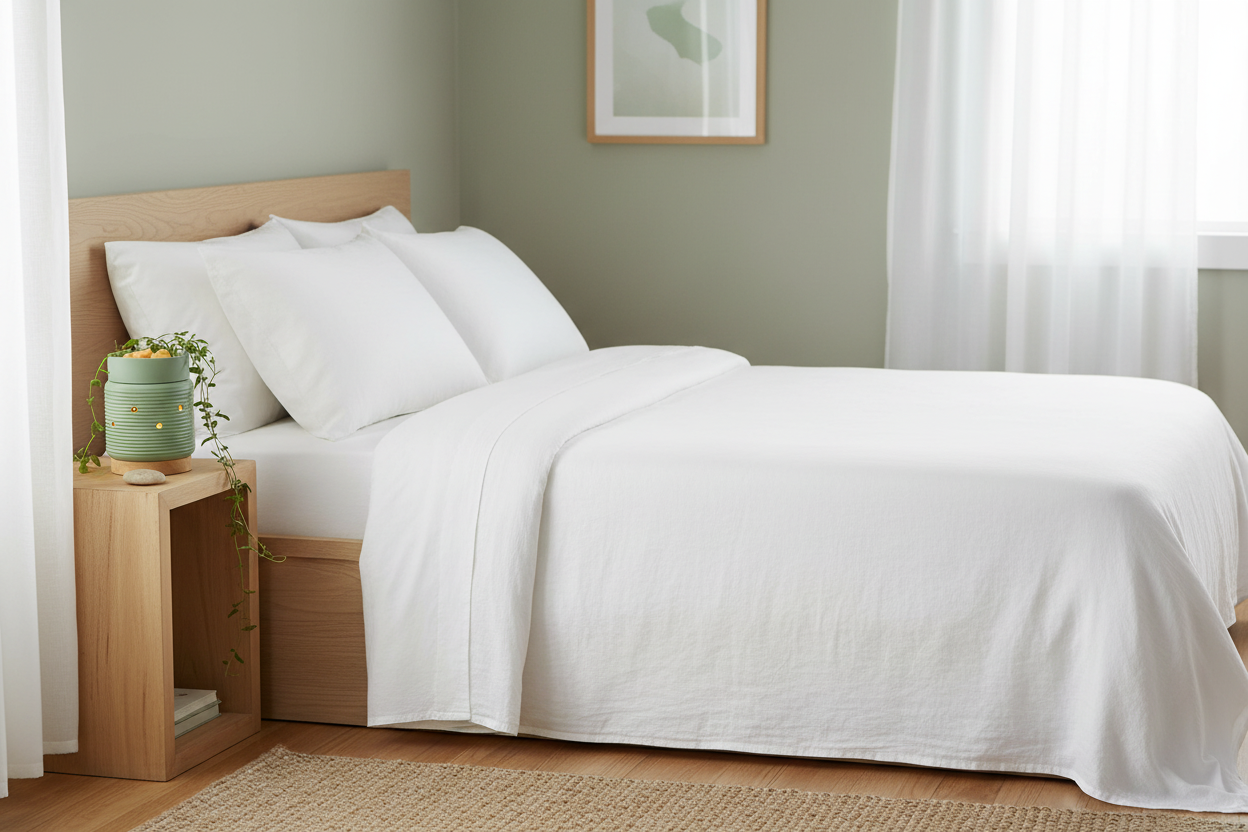 Electric Sage Wood Illumination Warmer - Bedroom