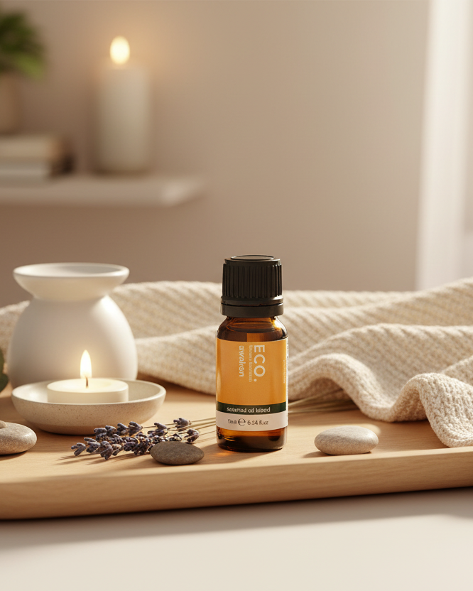 Essential Oil Wellness Setting