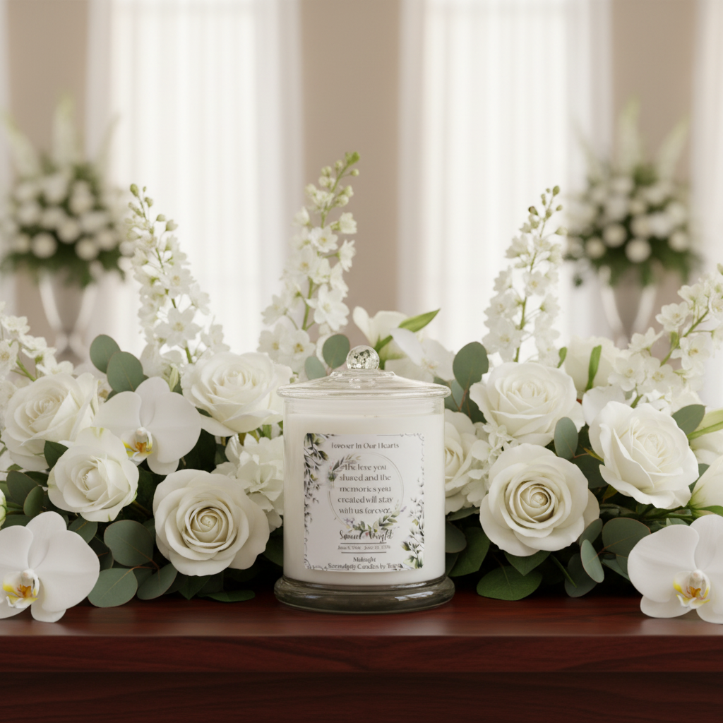 Forever In Our Hearts — Chapel Setting with White Florals