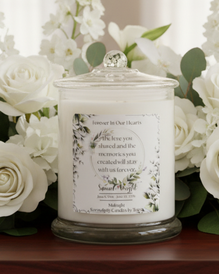 Forever In Our Hearts — Chapel Setting with White Florals