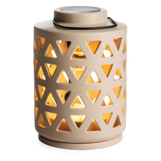 Electric Geo Lantern Canopy Illumination Warmer | Complimentary Wax Melt