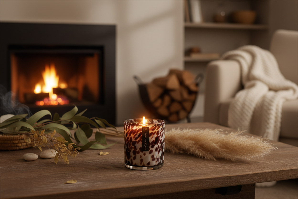 Inner Calm | Tortoiseshell Candle | Warm & Cosy Setting