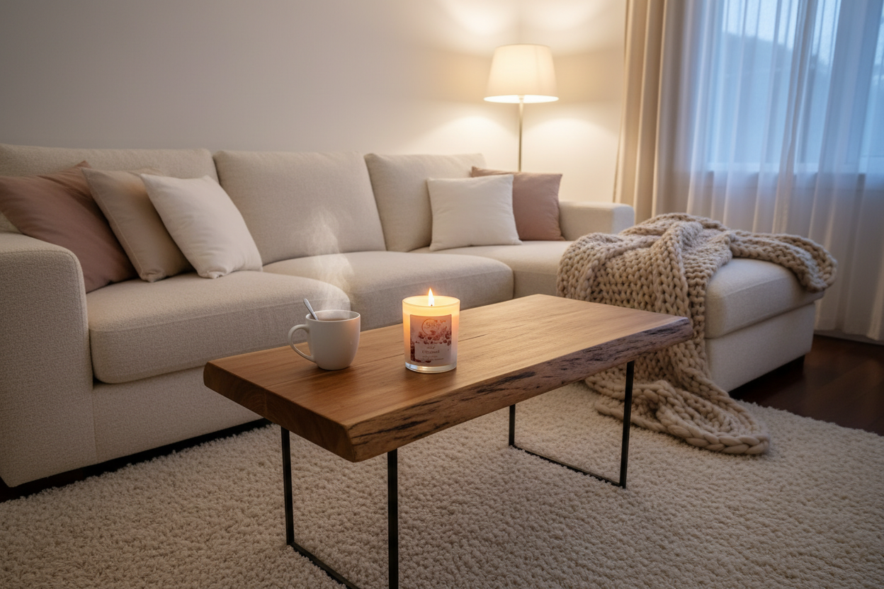 Large Signature Opaque White - Living Room