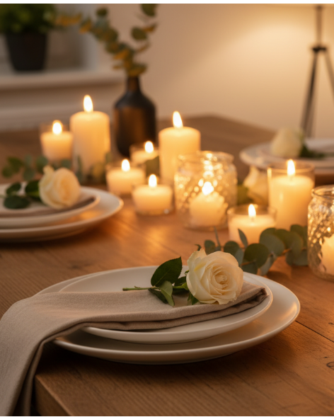 Maxi Tea Lights - Dinner Setting