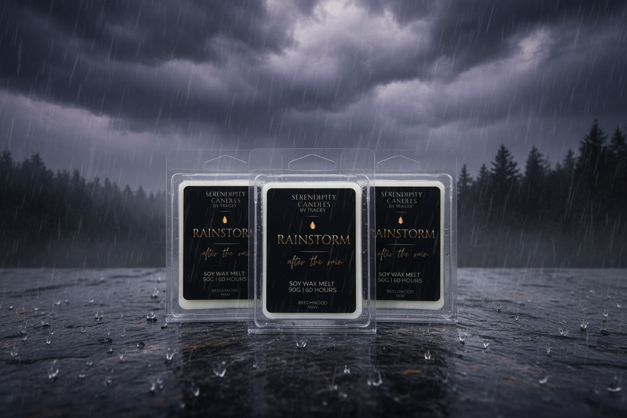 Rainstorm Wax Melts Storm Scene