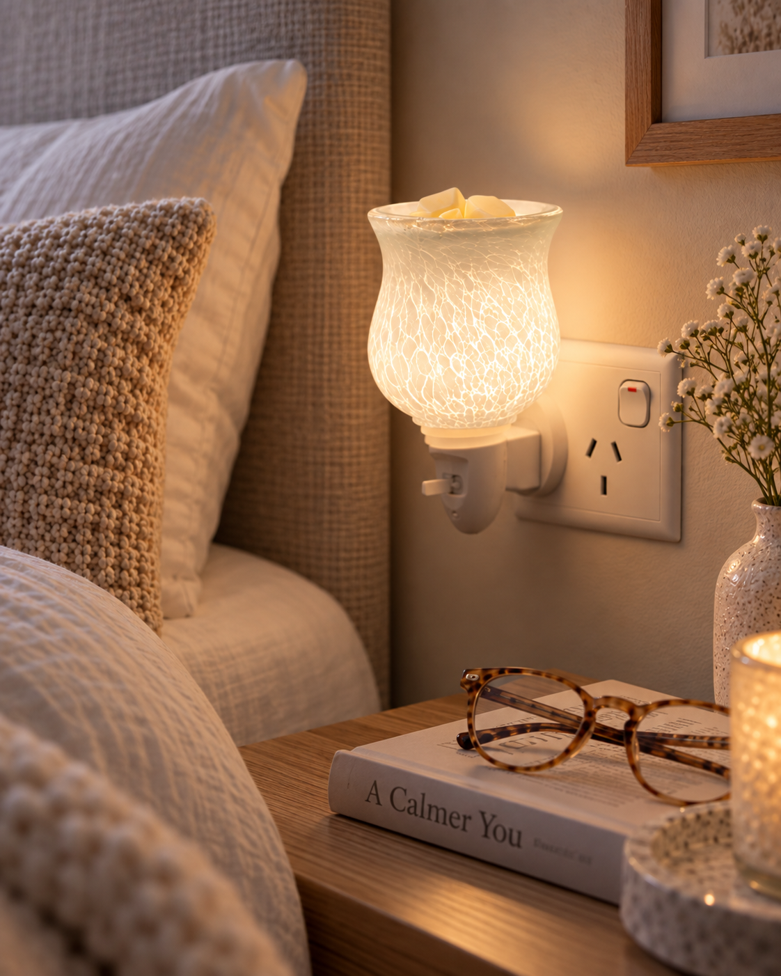 Moonstone Pluggable Wax Warmer | Complimentary 90g Wax Melt