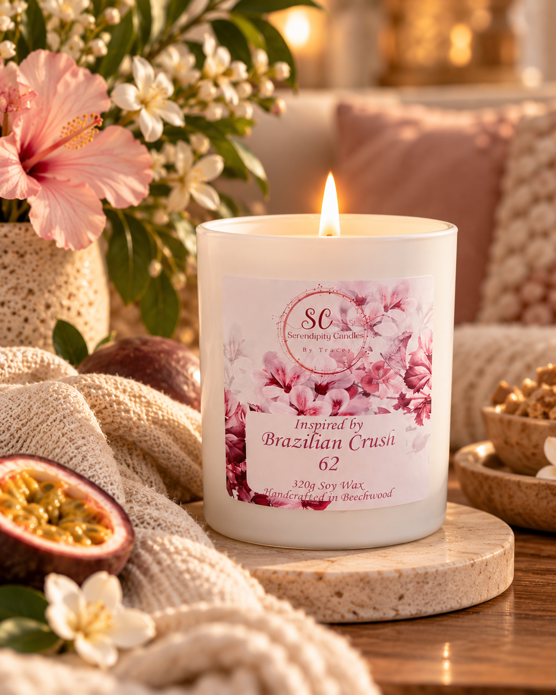 Classic White | 350g Soy Candle | Approx. 35 Hours