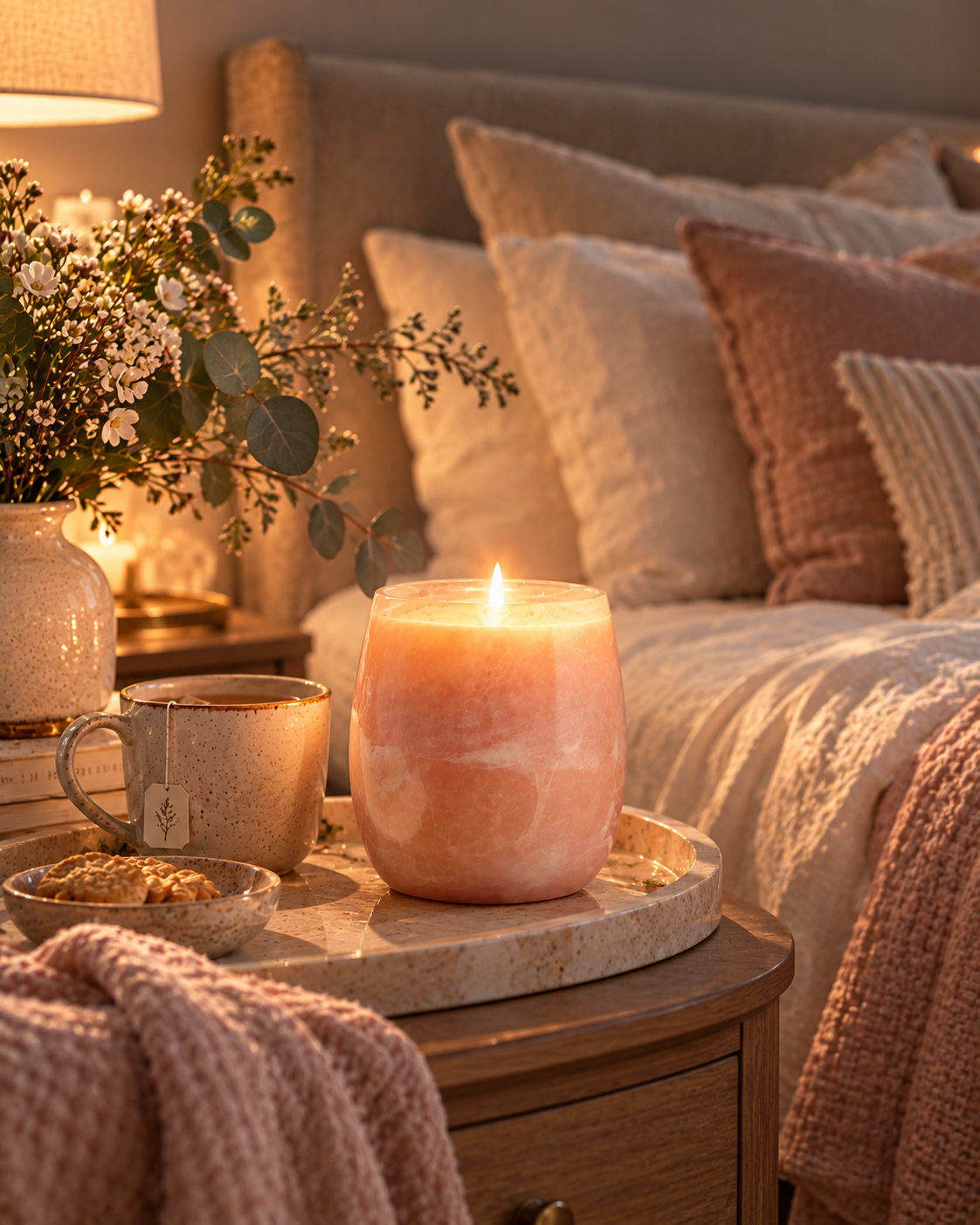 Embrace | 400g Hand-Blown Glass Soy Candle | Up to 70 Hours