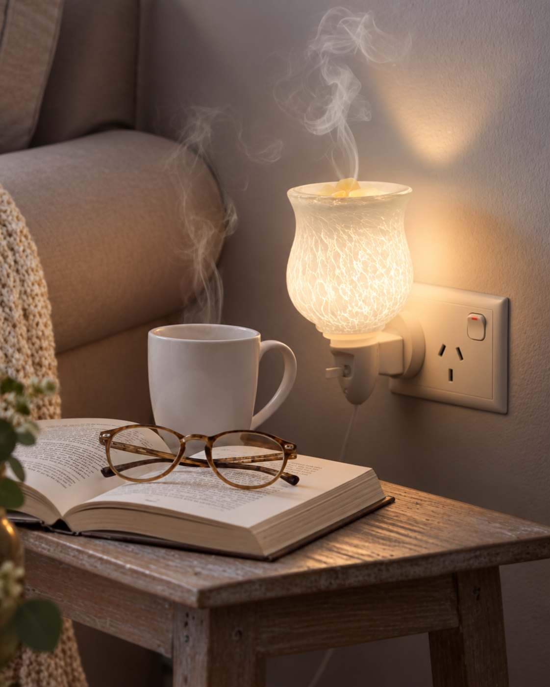 Moonstone Pluggable Wax Warmer | Complimentary 90g Wax Melt