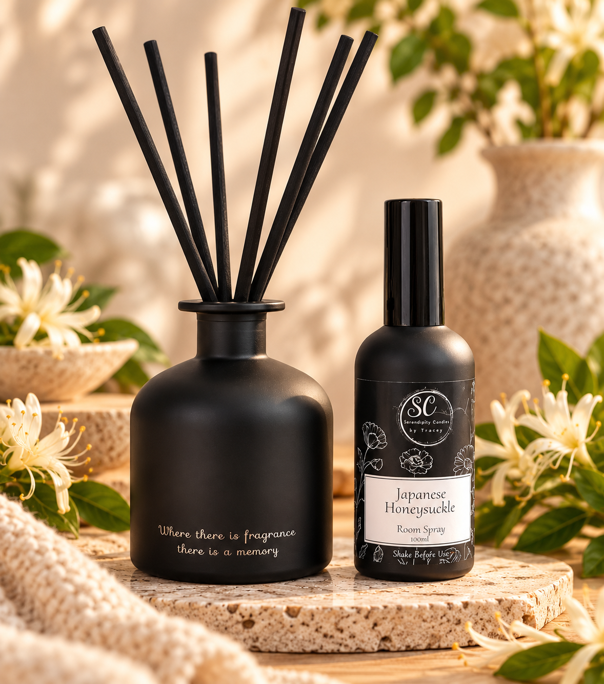 Harmony Gift Set | 100ml Room Spray & 200ml Reed Diffuser