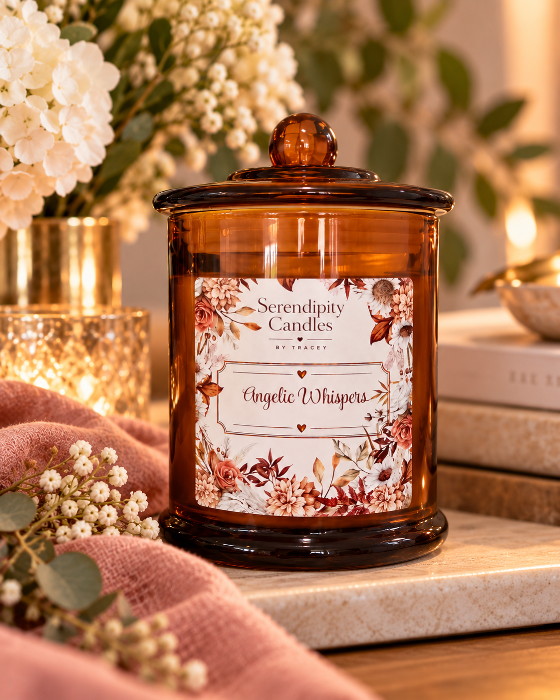 Timeless Amber | 400g Soy Candle | Up to 70 Hours