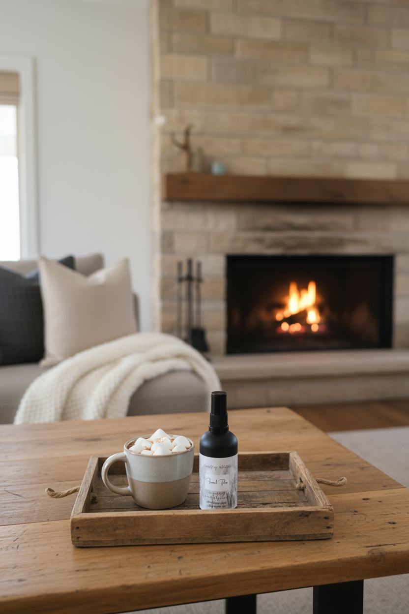 Scents of Winter Room Spray — Hot Chocolate on Tray