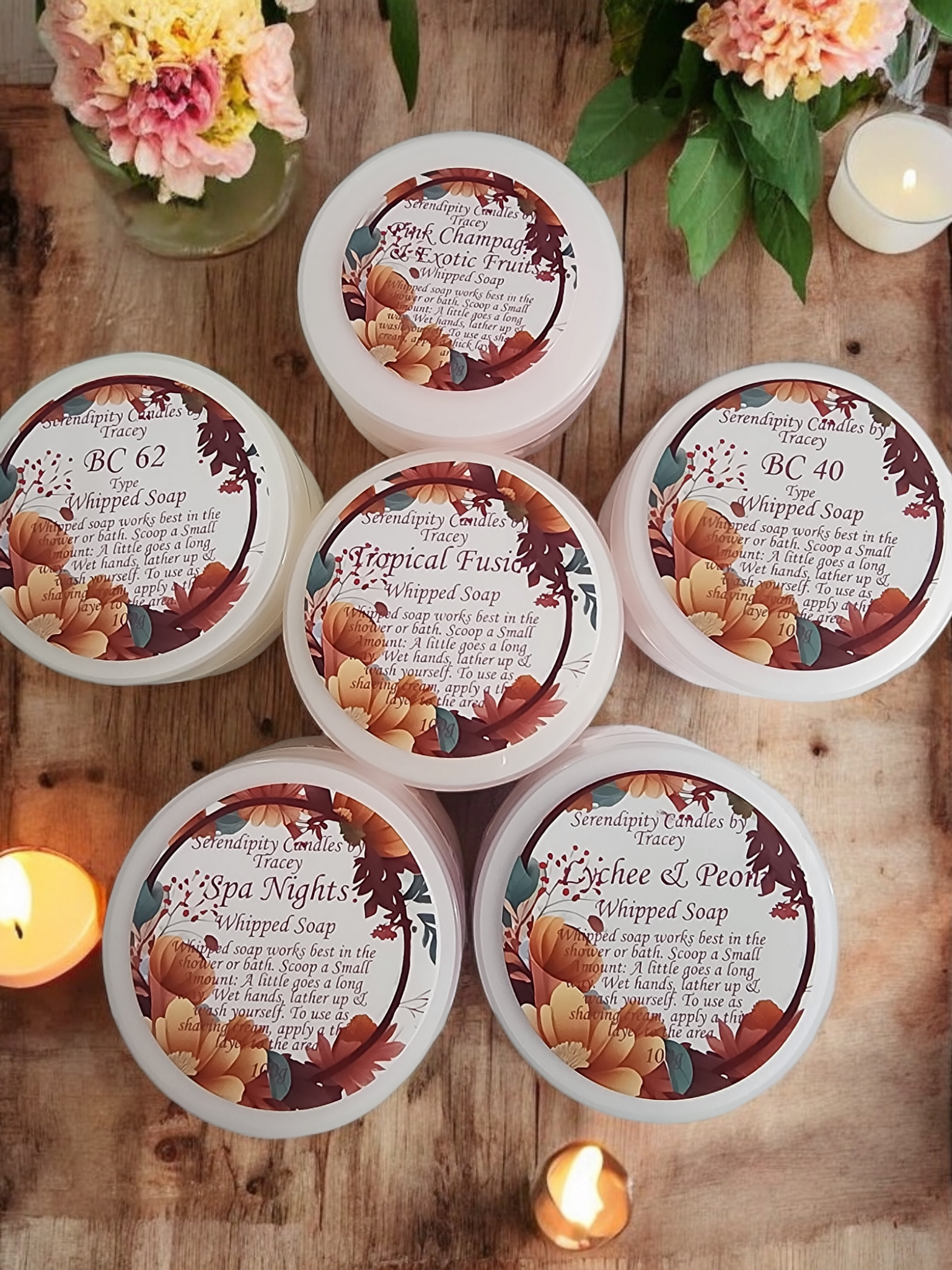 Luxury Whipped Soaps 100g