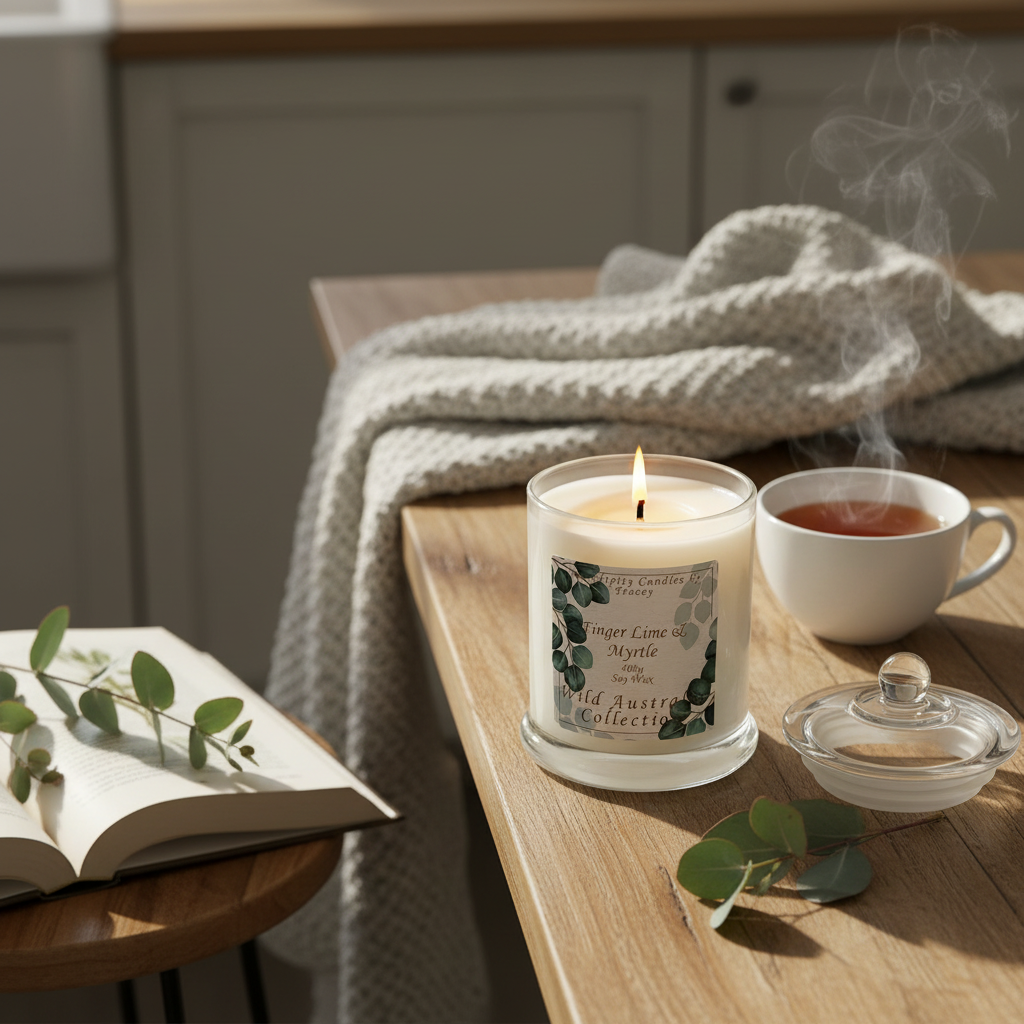 Wild Australia Collection White Jar - Calm Kitchen