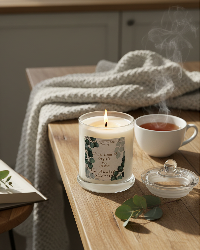 Wild Australia Collection White Jar - Calm Kitchen