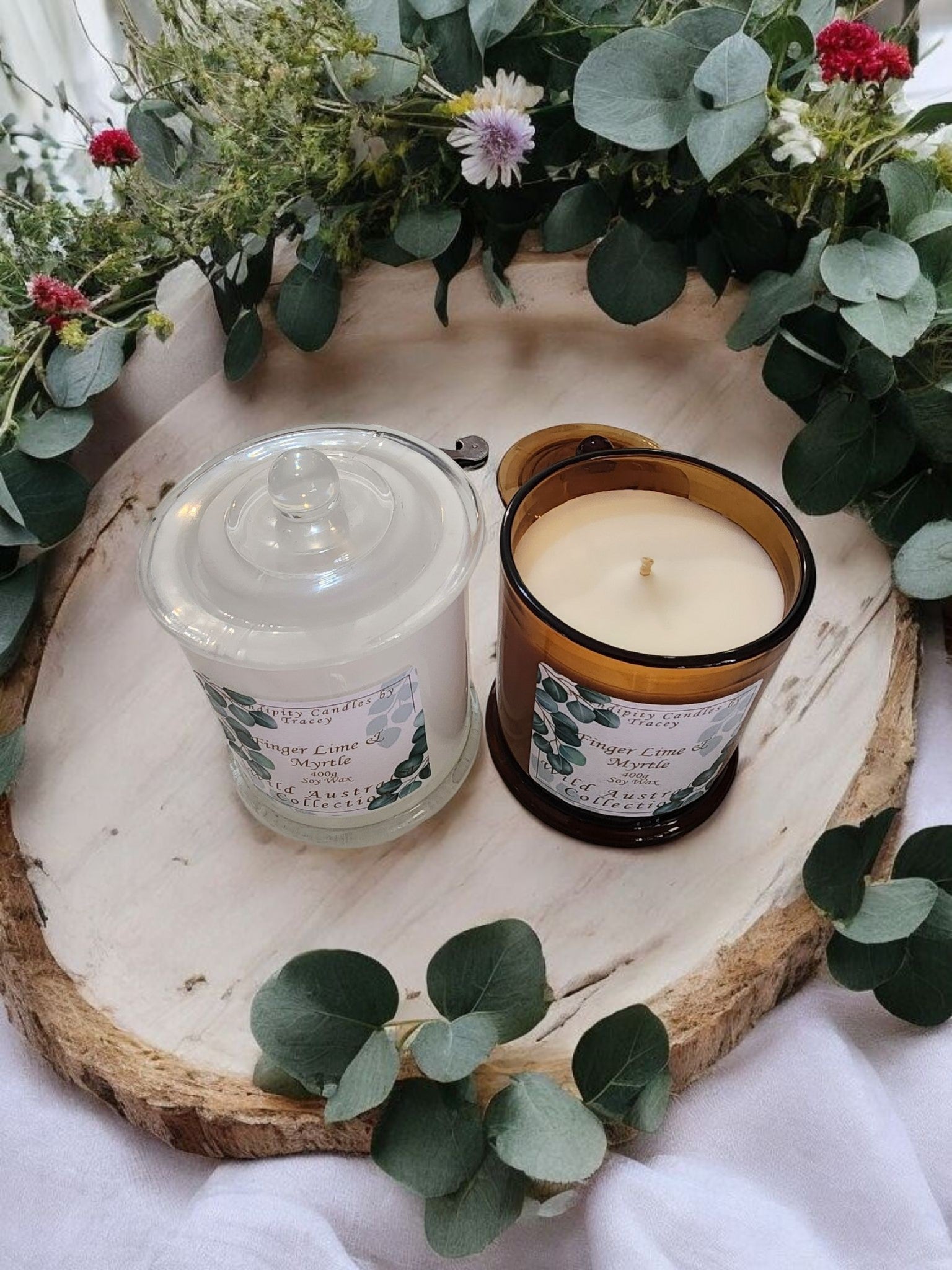 Wild Australia Collection | 400g Scented Soy Candle | White Jar | 72 Hours Burn Time