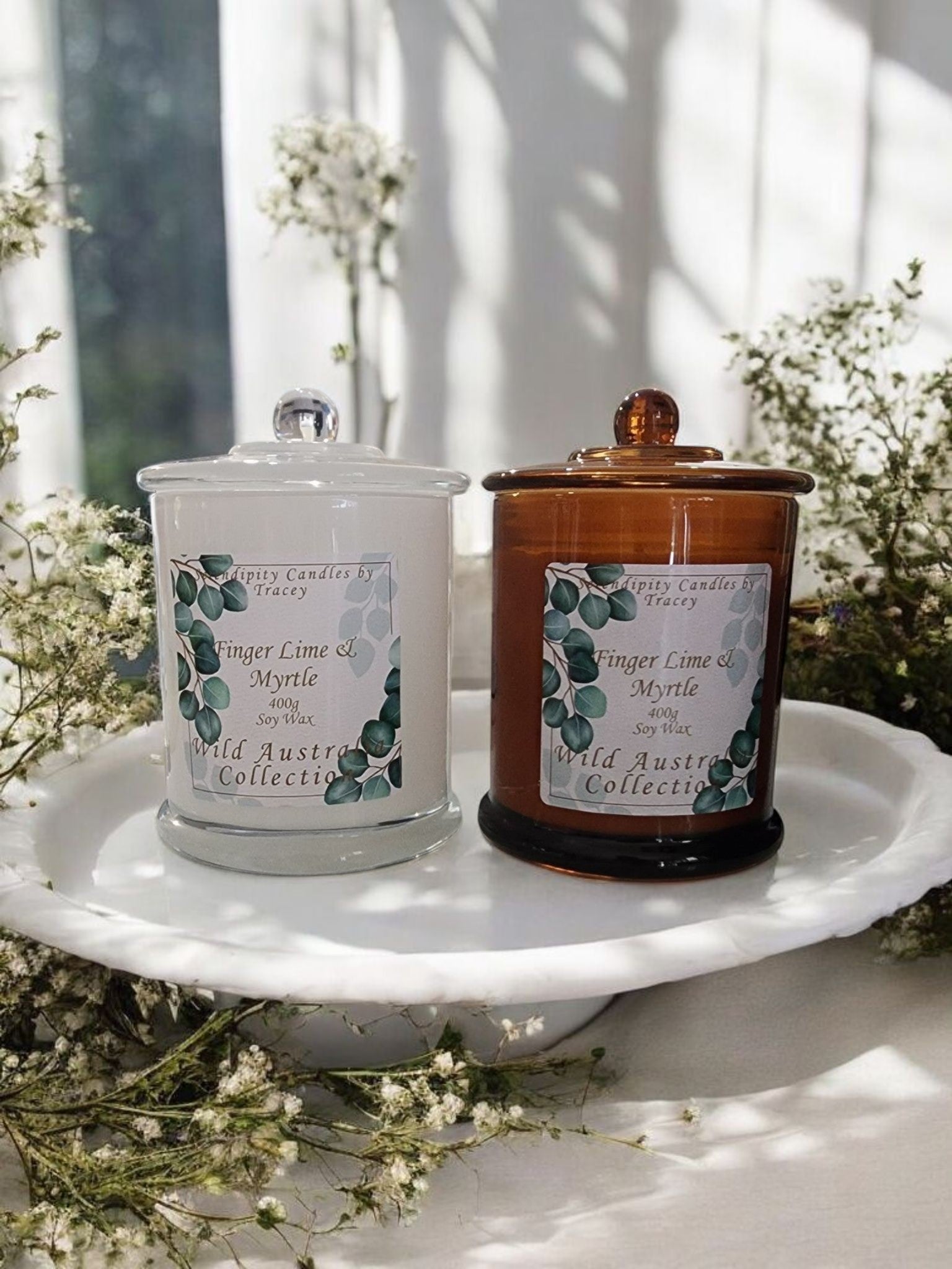 Wild Australia Collection | 400g Scented Soy Candle | White Jar | 72 Hours Burn Time