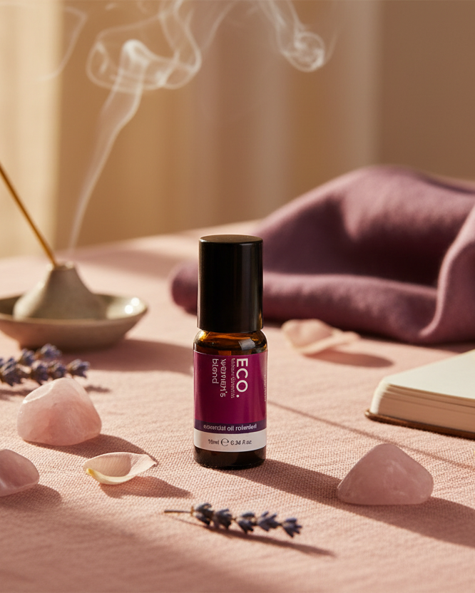 Women's Blend Essential Oil Roller Wellness Setting